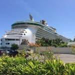 Cruise ship from outside the wall. Courtesey: V. Camille Westmont