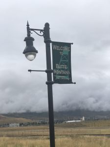 Street signage in Butte, Montana.